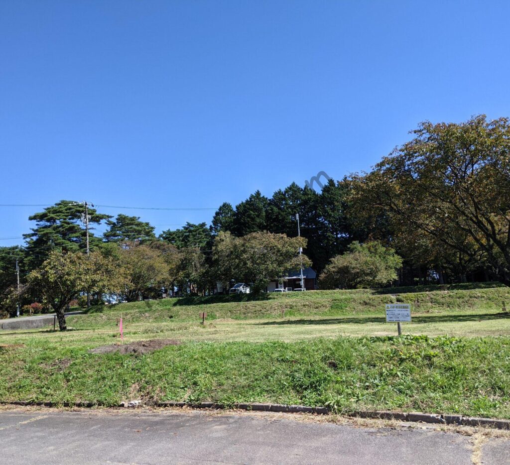 千人塚公園オートキャンプ場のオートサイト